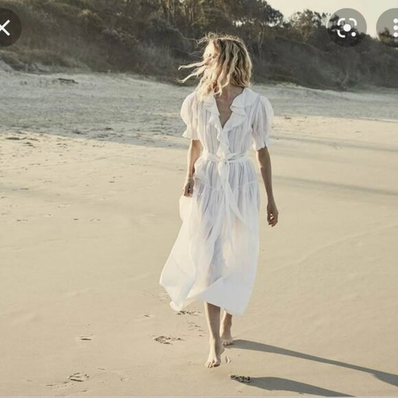 Doen Dresses & Skirts - Doen Poet Dress Salt